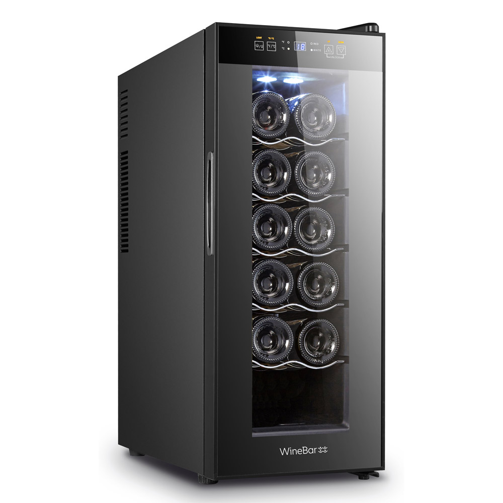 מקרר יין 12 בקבוקים דיגיטלי WINEBAR דגם: CW-35L