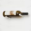 Label 1 - זוג תומכי אלומיניום לאחסון בקבוקי יין